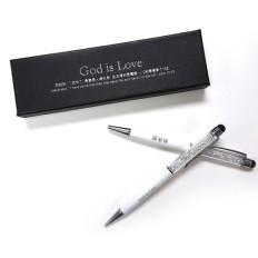 Metal touch pen with crystal for smartphone - Organic